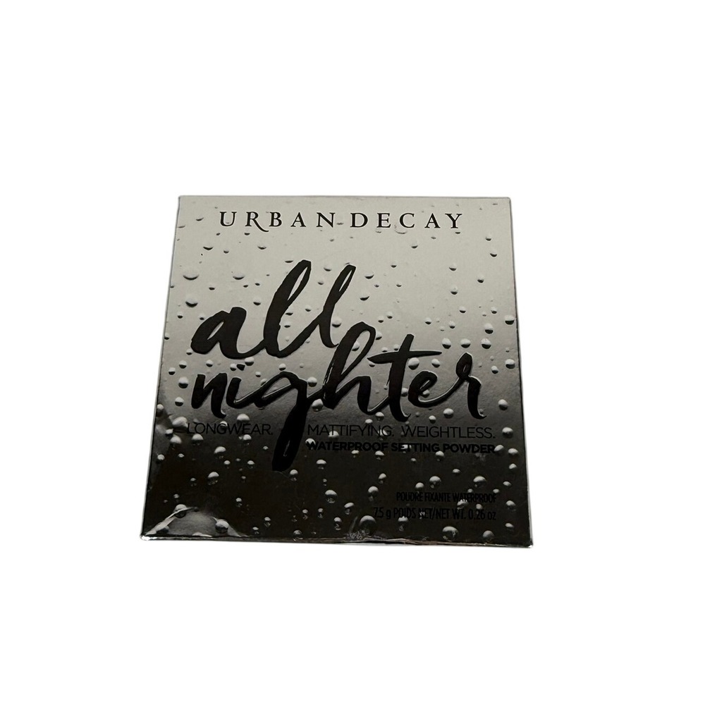 Urban Decay All Nighter Waterproof Setting Powder Translucent Matte .26 oz NIB